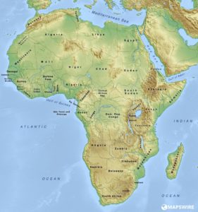 africa map