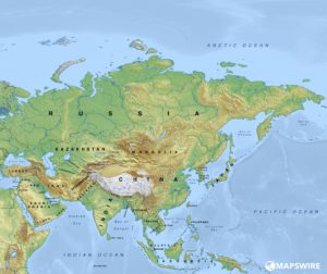 asia map