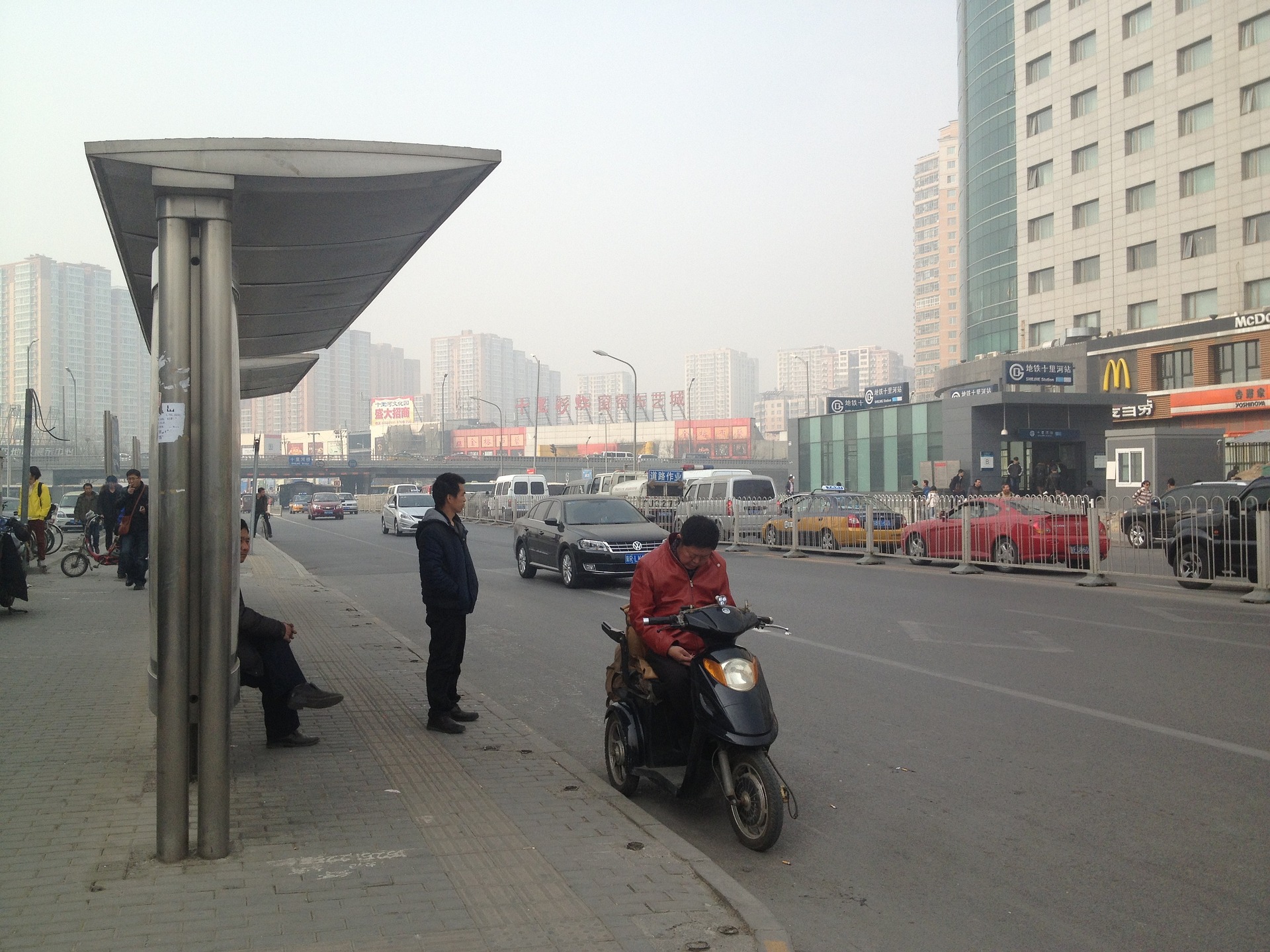 beijing streen smog