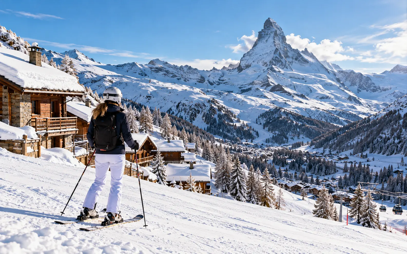 Skiing in Switzerland